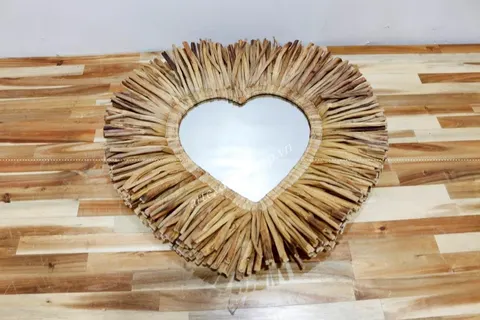 Rattan Export Water Hyacinth Mirror - REX-SD1826A-1NA