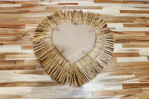 Rattan Export Water Hyacinth Mirror - REX-SD1826A-1NA