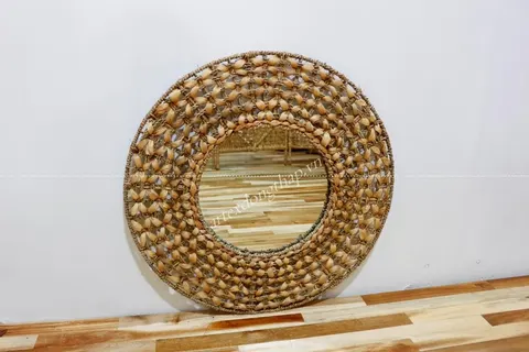 Rattan Export Water Hyacinth Mirror - REX-SD1864B-1NA