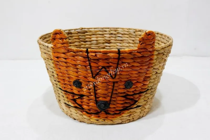 Rattan Export Water Hyacinth Animal Basket - REX-SD1873A-1MC