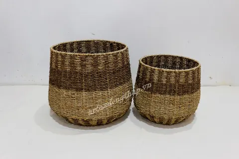 Rattan Export Seagrass Basket - REX-SD1951D-2MC