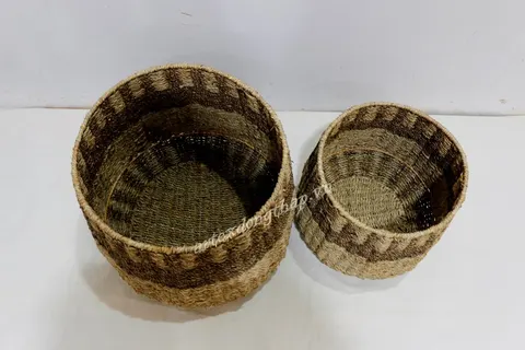 Rattan Export Seagrass Basket - REX-SD1951D-2MC