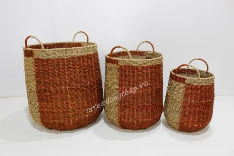 Rattan Export Seagrass Basket - REX-SD1953A-3MC