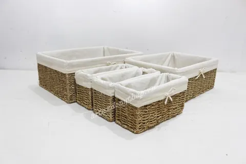 Rattan Export Seagrass Basket - REX-SD1963A-5NA