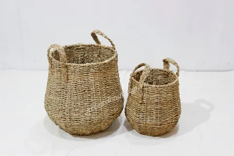 Rattan Export Seagrass Basket - REX-SD1982A-2NA