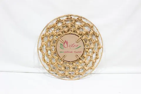 Rattan Export Boho Handmade Woven Wall Mirror for Living Room & Bedroom - REX-SD2001A-1NA