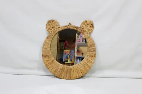 Rattan Export Vietnam Handmade Woven Wall Mirror Supplier OEM Wholesale - REX-SD2004A-1NA