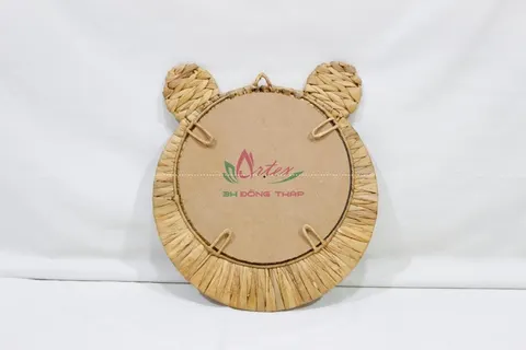 Rattan Export Vietnam Handmade Woven Wall Mirror Supplier OEM Wholesale - REX-SD2004A-1NA