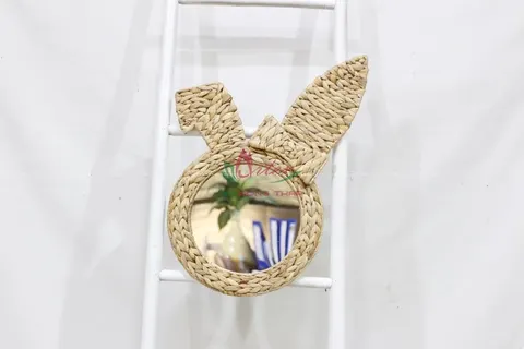 Rattan Export Natural Woven Wall Mirror for Home Decoration & Interior Design - REX-SD2011A-1NA