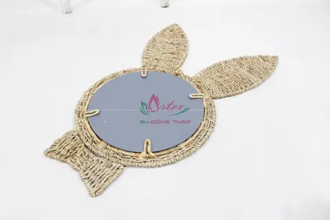 Rattan Export Custom Water Hyacinth & Seagrass Wall Mirrors Factory Direct - REX-SD2012A-1NA