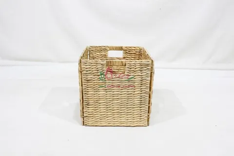 Rattan Export Foldable Natural Woven Storage basket for Home Organization, foldable storage - REX-SD20697A-1NA