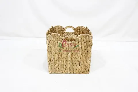 Rattan Export Collapsible Woven Storage Hamper for Home Organization, foldable storage - REX-SD20699A-1NA