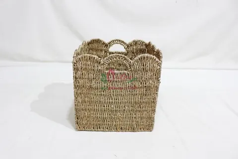 Rattan Export Space-Saving Handwoven Storage Basket, foldable storage - REX-SD20699B-1NA