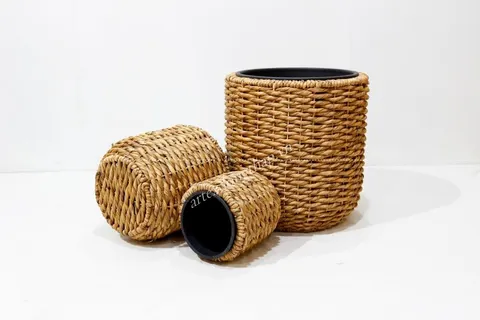 Rattan Export Water hyacinth planter - REX-SD2100A-3NA