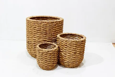 Rattan Export Water hyacinth planter - REX-SD2100A-3NA