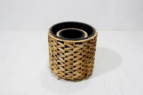 Rattan Export Water hyacinth planter - REX-SD2125A-2NA