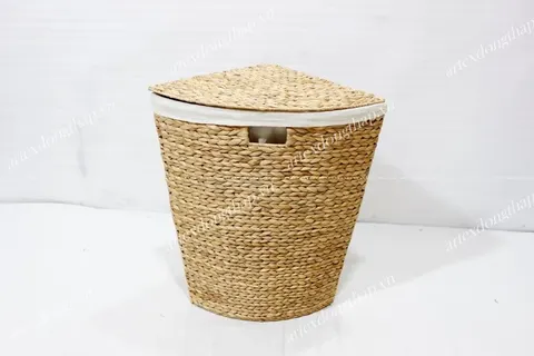 Rattan Export Water hyacinth corner laundry basket - REX-SD4300E-1NA