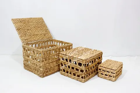 Rattan Export Water Hyacinth Trunk - REX-SD4318A-3NA