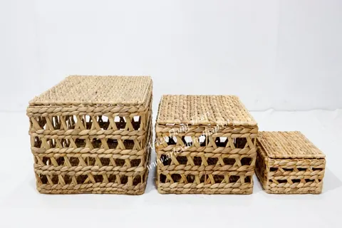 Rattan Export Water Hyacinth Trunk - REX-SD4318A-3NA