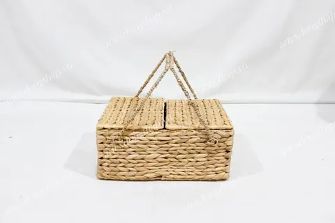 Rattan Export Water hyacinth Picnic Basket - REX-SD4451A-1NA