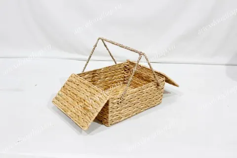 Rattan Export Water hyacinth Picnic Basket - REX-SD4451A-1NA
