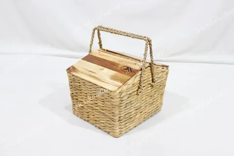 Rattan Export Water hyacinth Picnic Basket - REX-SD4453A-1NA