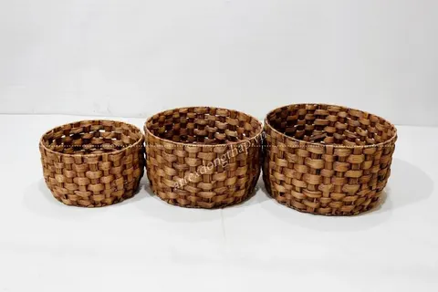 Rattan Export Water hyacinth Basket - REX-SD5174A-3BR