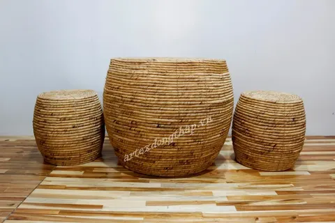 Rattan Export Water hyacinth coffee table - REX-SD5190A-3NA