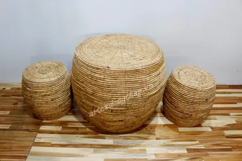 Rattan Export Water hyacinth coffee table - REX-SD5190A-3NA
