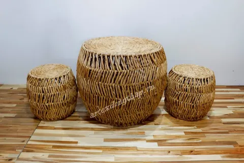 Rattan Export Water hyacinth coffee table - REX-SD5191A-3NA