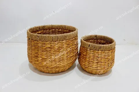 Rattan Export Water hyacinth Basket - REX-SD5360A-2NA