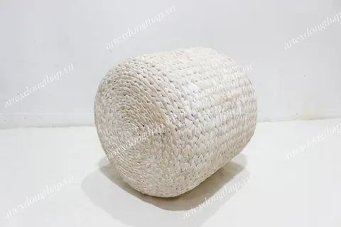Rattan Export Water Hyacinth Stool - REX-SD6474P-1WH