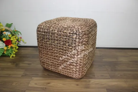 Rattan Export Water Hyacinth Stool - REX-SD6475A-1BR02