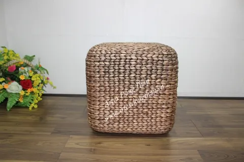Rattan Export Water Hyacinth Stool - REX-SD6475A-1BR02