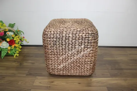 Rattan Export Water Hyacinth Stool - REX-SD6475A-1BR02