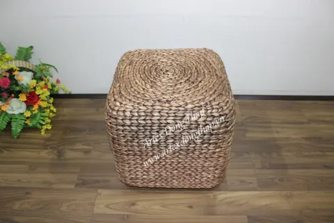Rattan Export Water Hyacinth Stool - REX-SD6475A-1BR02