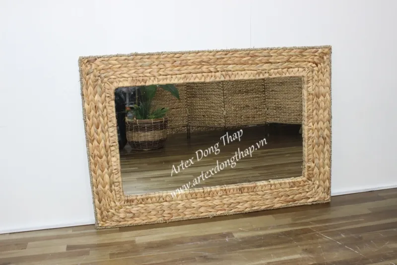 Rattan Export Water Hyacinth Mirror - REX-SD7736A-1NA