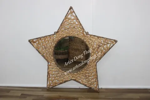 Rattan Export Water Hyacinth Mirror - REX-SD7748A-1NA
