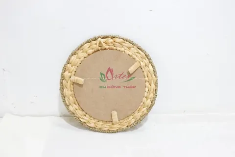 Rattan Export Handmade Water Hyacinth Woven Wall Mirror Vietnam Manufacturer - REX-SD7796A-1NA