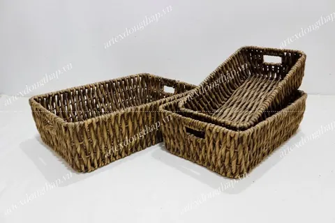 Rattan Export Water hyacinth Basket - REX-SD8181A-3BR05