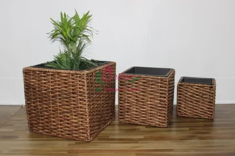 Rattan Export Water hyacinth planter - REX-SD9200A-3BR02