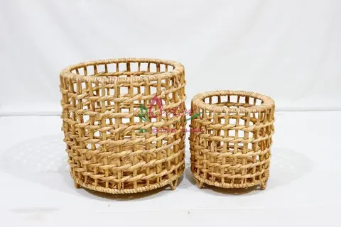 Rattan Export Water hyacinth planter - REX-SD9233A-2NA