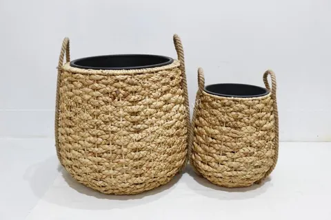 Rattan Export Water hyacinth planter - REX-SD9253A-2NA