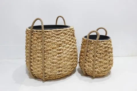 Rattan Export Water hyacinth planter - REX-SD9253A-2NA