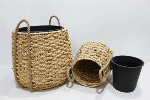 Rattan Export Water hyacinth planter - REX-SD9253A-2NA