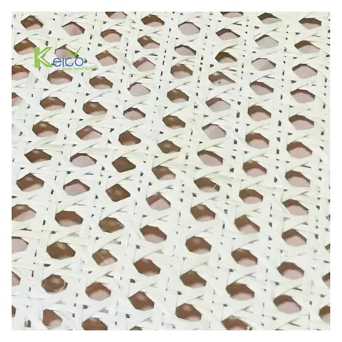 Rattan Export Rejilla de ratán natural vietnamita RTR01, blanco blanqueado y patrón de estrella, alta calidad y mejor precio - REX-RTR-01