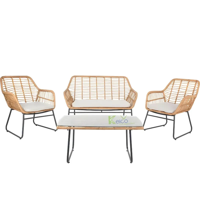 Rattan Export Kunstrattan-Möbelset für Resort/Hotel/Restaurant, Dekorationskollektion 2024 - REX-KC24032301