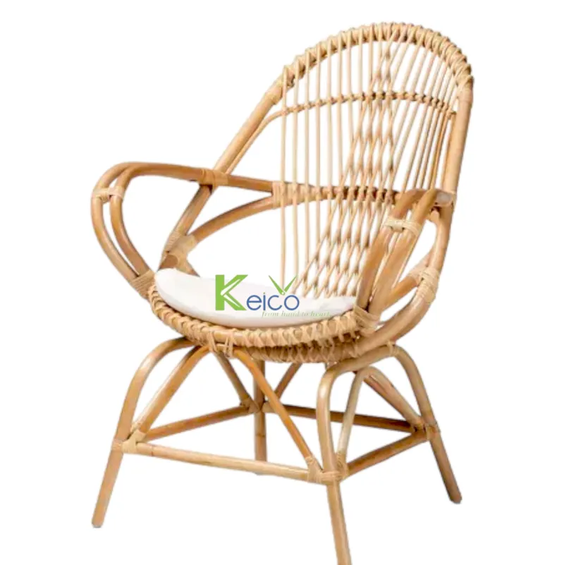 Rattan Export Silla tradicional rústica de ratán, superventas - REX-8423080989