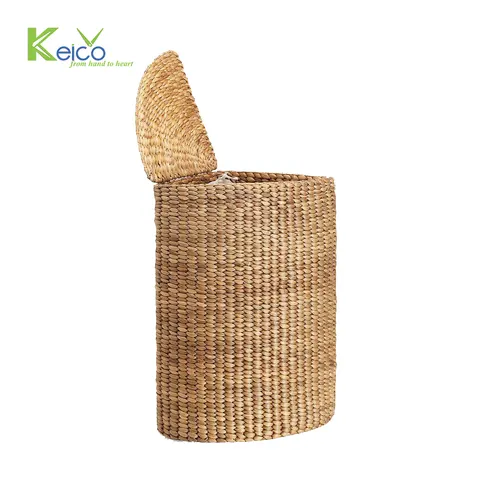 Rattan Export Cesta de ropa de jacinto de agua fabricada en Vietnam, venta al por mayor - REX-8423072154