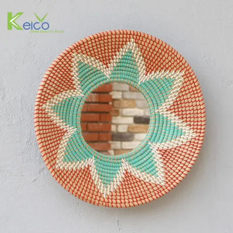Rattan Export Wholesale seagrass wall decoration 45×20 cm made in Vietnam - REX-8423070525